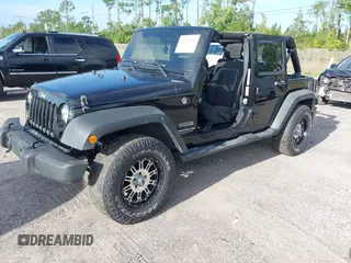 2016 Jeep Wrangler Unlimited Sport with VIN 1C4BJWDG6GL328550, listed as a IAAI auction lot 42741356 with 32,120 mi miles and . Bid and sale history available at DreamBid. Image 17.