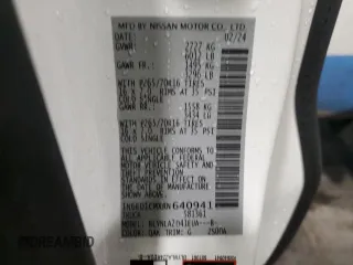 2024 Nissan Frontier SV with VIN 1N6ED1CMXRN640941, listed as a Copart auction lot 51759065 with 17,455 mi miles and Salvage title. Bid and sale history available at DreamBid. Image 13.