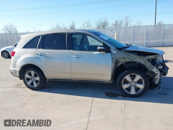 2010 Acura MDX Technology Pkg with VIN 2HNYD2H65AH525722, listed as a IAAI auction lot 41729833 with 166,778 mi miles. Bid and sale history available at carsss.com. Image 13.