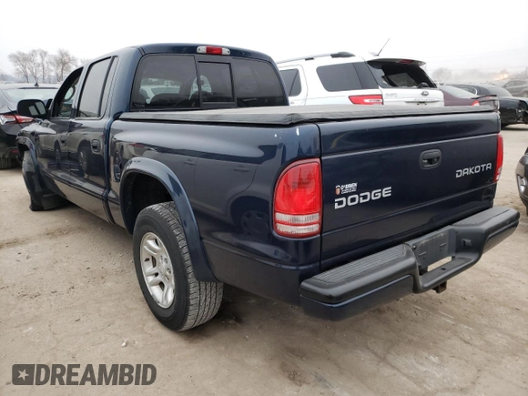 2004 Dodge Dakota Sport with VIN 1D7HL38N84S700019, listed as a Copart auction lot 49158204 with 95,636 mi miles and Salvage Title. Bid and sale history available at carsss.com. Image 2.