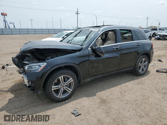 2021 Mercedes-Benz GLC 300 z VIN W1N0G8EB4MV309993, wystawiony jako Copart lot #59123265 z przebiegiem 50 418 mil mil oraz Szkoda całkowita • Salvage title. Historia ofert i sprzedaży dostępna na DreamBid. Obrazek 1.