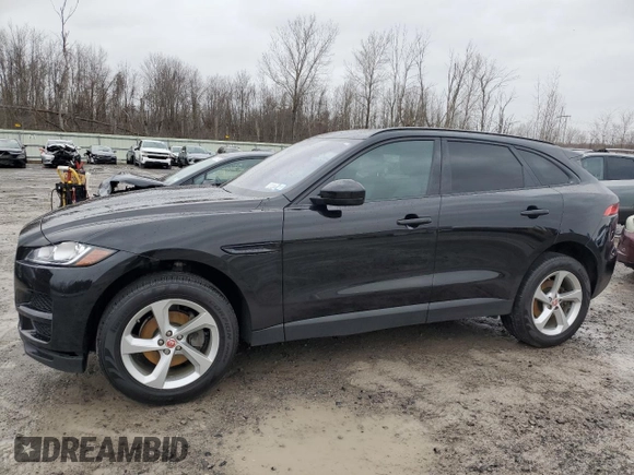 2019 Jaguar F-Pace 25t Premium z VIN SADCJ2FXXKA367127, wystawiony jako Copart lot #51574245 z przebiegiem 45 868 mil mil oraz Szkoda całkowita • Salvage title. Historia ofert i sprzedaży dostępna na DreamBid. Obrazek 1.