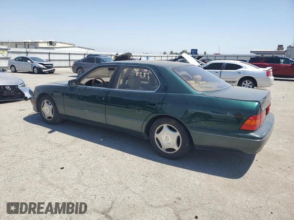 1999 Lexus LS 400 z VIN JT8BH28F5X0144481, wystawiony jako Copart lot #58867255 z przebiegiem 183 002 mil mil oraz Szkoda całkowita • Salvage title. Historia ofert i sprzedaży dostępna na DreamBid. Obrazek 2.