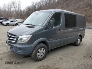 2014 Mercedes-Benz Sprinter Crew with VIN WD4PE7DC5E5942199, listed as a Copart auction lot 88330215 with 86,159 mi miles and Salvage Title. Bid and sale history available at carsss.com. Image 1.