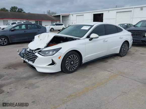 2021 Hyundai Sonata Hybrid SEL with VIN KMHL34JJ4MA026390, listed as a IAAI auction lot 41136913 with 32,439 mi miles. Bid and sale history available at carsss.com. Image 17.