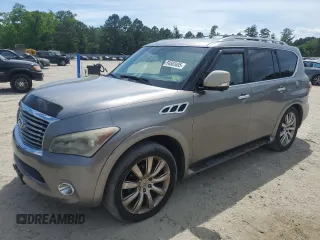 2011 Infiniti QX56 8-passenger with VIN JN8AZ2ND5B9701900, listed as a Copart auction lot 54583405 with 149,259 mi miles and Clean title. Bid and sale history available at DreamBid. Image 1.