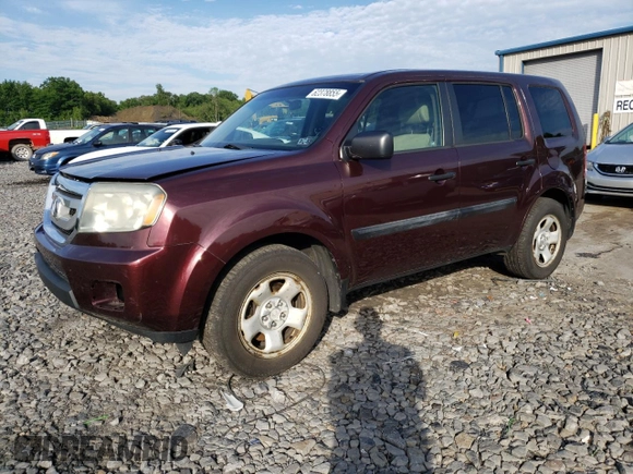 2011 Honda Pilot LX with VIN 5FNYF4H24BB090224, listed as a Copart auction lot 62378855 with 159,469 mi miles and Salvage title. Bid and sale history available at DreamBid. Image 1.