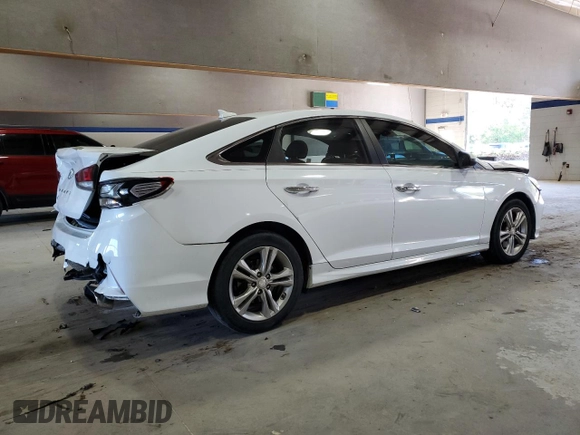 2018 Hyundai Sonata Sport with VIN 5NPE34AF1JH701108, listed as a Copart auction lot 53298305 with 113,678 mi miles and Salvage Title. Bid and sale history available at carsss.com. Image 3.
