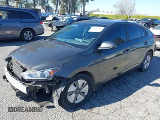 2021 Hyundai Ioniq Blue with VIN KMHC65LC8MU261689, listed as a IAAI auction lot 41857330 with 69,947 mi miles and . Bid and sale history available at DreamBid. Image 2.