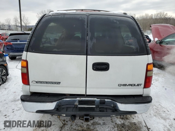 2002 Chevrolet Suburban LS with VIN 3GNEC16Z12G274483, listed as a Copart auction lot 45887675 with 252,132 mi miles and Non Repairable. Bid and sale history available at carsss.com. Image 6.