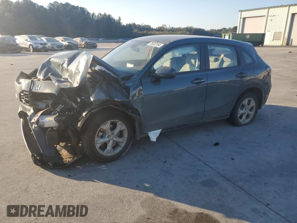 2024 Honda HR-V LX with VIN 3CZRZ1H31RM736113, listed as a Copart auction lot 75532164 with 26,928 mi miles and Salvage Title. Bid and sale history available at carsss.com. Image 1.