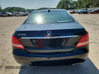 2016 Hyundai Equus Signature with VIN KMHGH4JH3GU102443, listed as a Copart auction lot 65938425 with 45,899 mi miles and Salvage title. Bid and sale history available at DreamBid. Image 6.