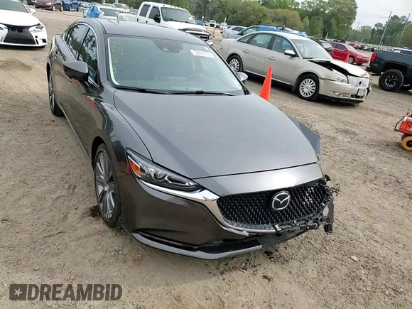 2021 Mazda 6 Grand Touring with VIN JM1GL1TY4M1619939, listed as a Copart auction lot 50420515 with 54,473 mi miles and Salvage Title. Bid and sale history available at carsss.com. Image 10.