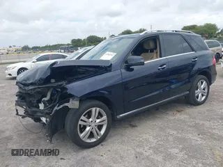 2015 Mercedes-Benz M 350 with VIN 4JGDA5JB2FA566851, listed as a IAAI auction lot 41968792 with 104,133 mi miles and . Bid and sale history available at DreamBid. Image 2.