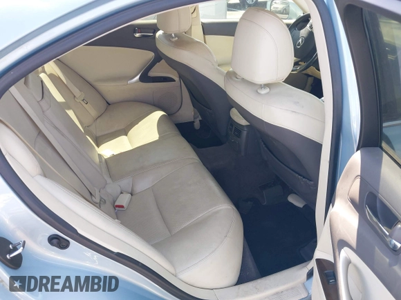 2012 Lexus IS 250 z VIN JTHBF5C27C5167544, wystawiony jako IAAI lot #41917624 z przebiegiem 119 264 mil mil oraz . Historia ofert i sprzedaży dostępna na DreamBid. Obrazek 8.