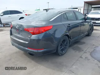2011 Kia Optima LX with VIN KNAGM4A72B5057583, listed as a IAAI auction lot 41649320 with 207,898 mi miles and . Bid and sale history available at DreamBid. Image 4.