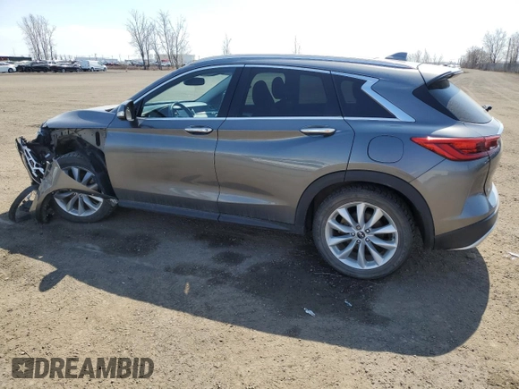 2019 Infiniti QX50 Essential z VIN 3PCAJ5M36KF110008, wystawiony jako Copart lot #53867995 z przebiegiem 106 978 mil mil oraz Szkoda całkowita • Salvage title. Historia ofert i sprzedaży dostępna na DreamBid. Obrazek 2.