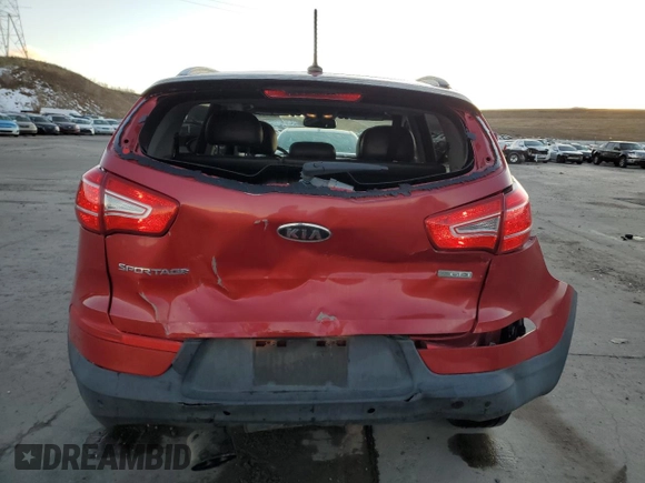 2011 Kia Sportage SX with VIN KNDPCCA64B7149631, listed as a Copart auction lot 81177404 with 160,192 mi miles and Salvage Title. Bid and sale history available at carsss.com. Image 6.