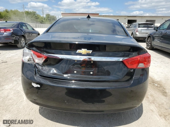 2017 Chevrolet Impala LT with VIN 2G1105S33H9122175, listed as a Copart auction lot 65160014 with NaN miles and Salvage Title. Bid and sale history available at carsss.com. Image 6.