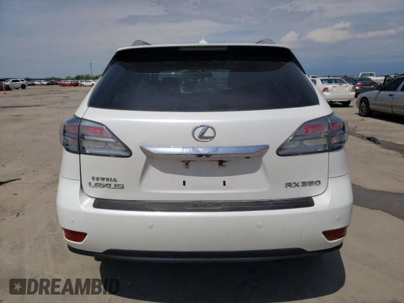 2010 Lexus RX 350 with VIN 2T2ZK1BA1AC033587, listed as a Copart auction lot 50645615 with 138,860 mi miles and Salvage Title. Bid and sale history available at DreamBid. Image 6.