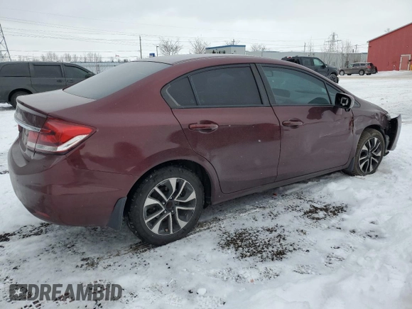 2014 Honda Civic LX z VIN 2HGFB2F50EH041784, wystawiony jako Copart lot #41696415 z przebiegiem 206 045 mil mil oraz Szkoda całkowita • Salvage title. Historia ofert i sprzedaży dostępna na DreamBid. Obrazek 3.