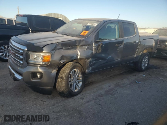 2018 GMC Canyon 4WD SLT with VIN 1GTG6DEN6J1215242, listed as a Copart auction lot 82960224 with 82,710 mi miles and Salvage Title. Bid and sale history available at carsss.com. Image 1.