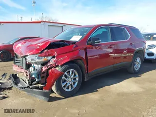 2019 Chevrolet Traverse LT Cloth with VIN 1GNEVGKW3KJ133793, listed as a IAAI auction lot 41668373 with 187,258 mi miles. Bid and sale history available at carsss.com. Image 2.
