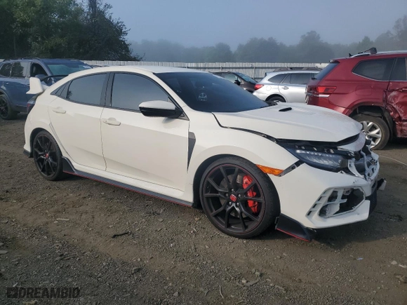 2019 Honda Civic Type R Touring with VIN SHHFK8G76KU201216, listed as a Copart auction lot 71219534 with 62,349 mi miles and Salvage Title. Bid and sale history available at carsss.com. Image 4.