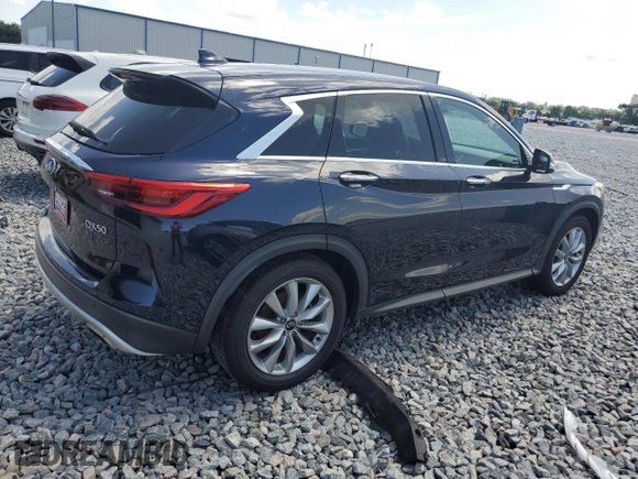 2020 Infiniti QX50 Luxe with VIN 3PCAJ5M11LF118551, listed as a Copart auction lot 63220285 with 87,869 mi miles and Clean title. Bid and sale history available at DreamBid. Image 3.