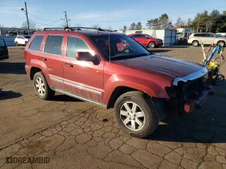 2009 Jeep Grand Cherokee Limited with VIN 1J8GR58KX9C523165, listed as a Copart auction lot 89075645 with 200,870 mi miles and Salvage Title. Bid and sale history available at carsss.com. Image 4.