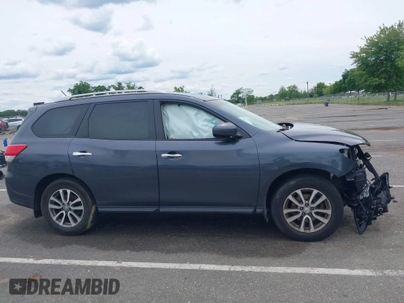 2014 Nissan Pathfinder S with VIN 5N1AR2MM6EC616953, listed as a IAAI auction lot 42352267 with 164,537 mi miles and . Bid and sale history available at DreamBid. Image 13.