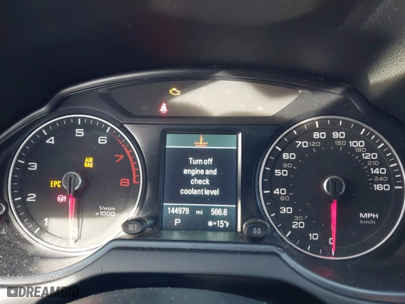 2015 Audi Q5 Premium Plus with VIN WA1DGAFPXFA103589, listed as a IAAI auction lot 41351837 with 144,979 mi miles. Bid and sale history available at carsss.com. Image 7.