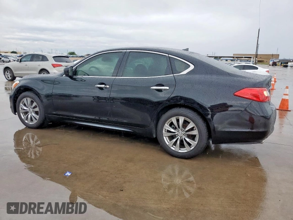 2013 Infiniti M37 with VIN JN1BY1AR8DM604403, listed as a Copart auction lot 55757025 with 122,523 mi miles and Clean Title. Bid and sale history available at carsss.com. Image 2.