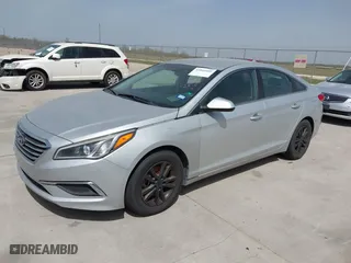2016 Hyundai Sonata 2.4L SE with VIN 5NPE24AF9GH417835, listed as a IAAI auction lot 41844605 with 106,154 mi miles. Bid and sale history available at carsss.com. Image 17.