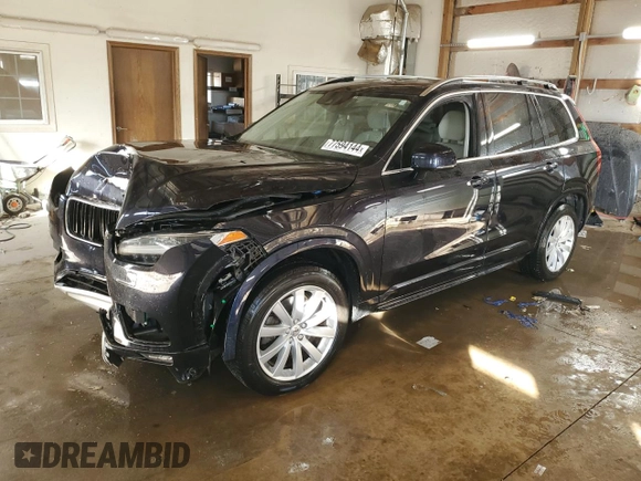 2016 Volvo XC90 T6 Momentum with VIN YV4A22PK4G1034994, listed as a Copart auction lot 77594144 with Not Provided miles and Salvage Title. Bid and sale history available at carsss.com. Image 1.