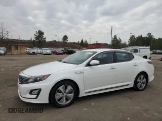 2015 Kia Optima Hybrid EX with VIN KNAGN4AD9F5091738, listed as a Copart auction lot 44341775 with 146,989 mi miles and Clean Title. Bid and sale history available at carsss.com. Image 1.