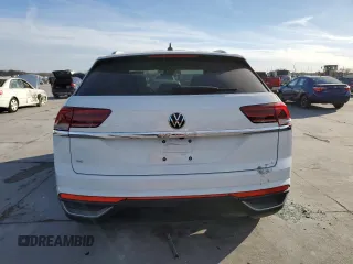 2022 Volkswagen Atlas SE with VIN 1V2DC2CA3NC224618, listed as a Copart auction lot 37555083 with 6,609 mi miles and . Bid and sale history available at DreamBid. Image 6.