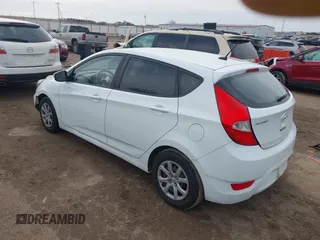 2012 Hyundai Accent GS with VIN KMHCT5AE9CU003502, listed as a IAAI auction lot 41958632 with 187,577 mi miles. Bid and sale history available at carsss.com. Image 3.