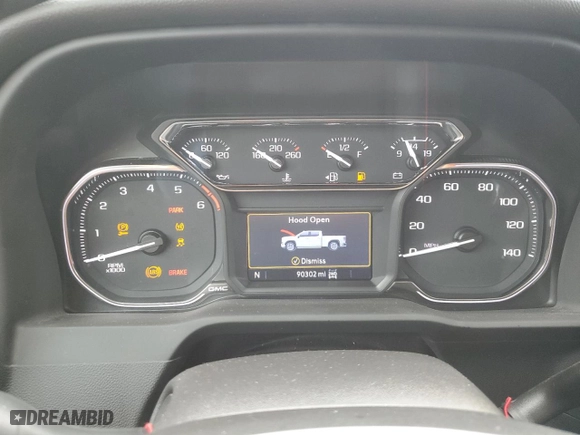 2022 GMC Sierra 1500 Limited SLT with VIN 3GTU9DED9NG205488, listed as a Copart auction lot 82183144 with 90,302 mi miles and Clean Title. Bid and sale history available at carsss.com. Image 9.