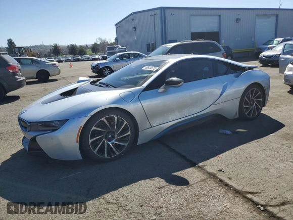 2017 BMW i8 z VIN WBY2Z2C37HV676698, wystawiony jako Copart lot #46544875 z przebiegiem 76 543 mil mil oraz Szkoda całkowita • Salvage title. Historia ofert i sprzedaży dostępna na DreamBid. Obrazek 1.