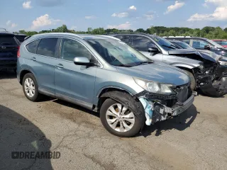 2012 Honda CR-V EX-L with VIN JHLRM4H74CC015644, listed as a Copart auction lot 63057475 with 222,347 mi miles and Salvage title. Bid and sale history available at DreamBid. Image 4.