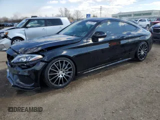 2017 Mercedes-Benz C 43 AMG with VIN WDDWJ6EB0HF499837, listed as a Copart auction lot 50178235 with 89,672 mi miles and Salvage Title. Bid and sale history available at carsss.com. Image 1.