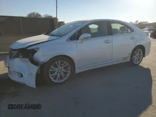 2010 Lexus HS 250h with VIN JTHBB1BA7A2008020, listed as a Copart auction lot 43164075 with 195,548 mi miles and Salvage Title. Bid and sale history available at DreamBid. Image 1.