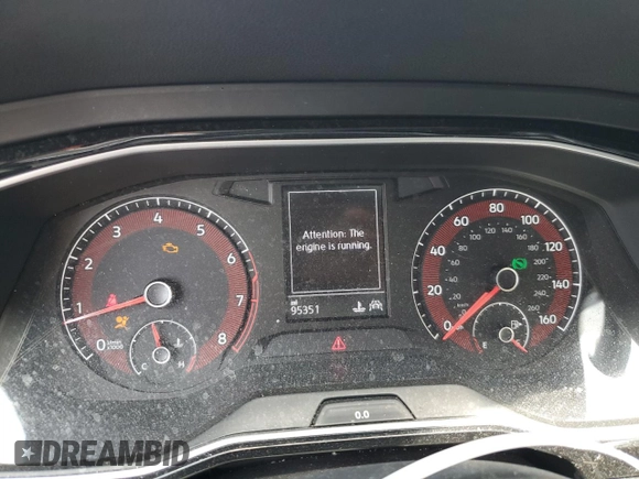 2020 Volkswagen Jetta S with VIN 3VWC57BU5LM078666, listed as a Copart auction lot 59536055 with 95,351 mi miles and Salvage title. Bid and sale history available at DreamBid. Image 9.