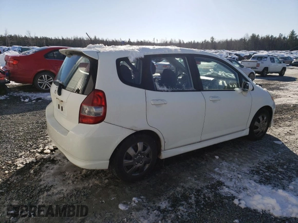 2008 Honda Fit Sport with VIN JHMGD38698S805121, listed as a Copart auction lot 79439443 with 175,783 mi miles and Clean Title. Bid and sale history available at carsss.com. Image 3.