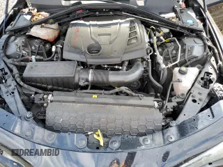 2021 Alfa Romeo Giulia Ti with VIN ZARFANBNXM7641463, listed as a Copart auction lot 42872425 with 47,471 mi miles and Salvage title. Bid and sale history available at DreamBid. Image 12.