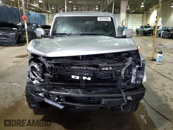 2024 Ford Bronco Outer Banks with VIN 1FMEE8BP2RLA43360, listed as a Copart auction lot 42874005 with 575 mi miles and Salvage title. Bid and sale history available at DreamBid. Image 5.