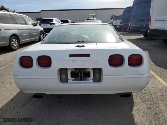 1994 Chevrolet Corvette with VIN 1G1YY22P0R5107401, listed as a Copart auction lot 45577645 with 66,662 mi miles and Salvage Title. Bid and sale history available at carsss.com. Image 6.