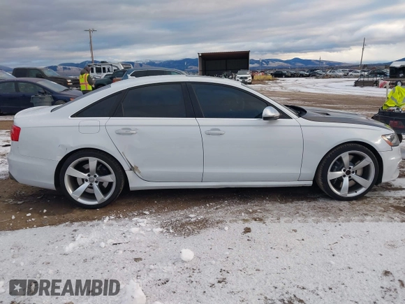 2013 Audi S6 Prestige with VIN WAUF2AFC7DN040741, listed as a IAAI auction lot 41032195 with 107,431 mi miles. Bid and sale history available at carsss.com. Image 14.