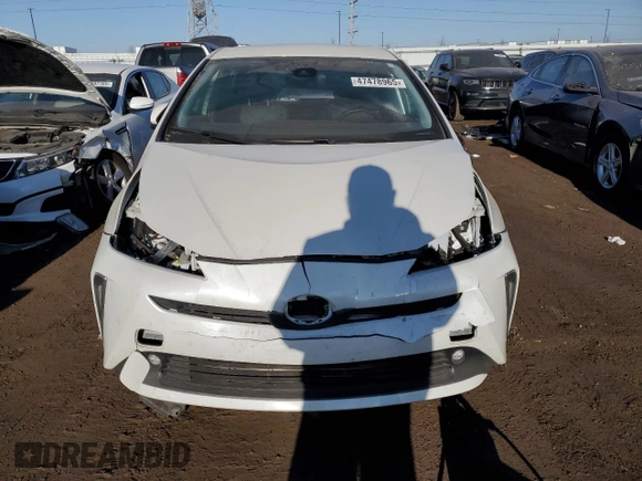 2019 Toyota Prius LE with VIN JTDL9RFU7K3009264, listed as a Copart auction lot 47478965 with 28,039 mi miles and Clean Title. Bid and sale history available at DreamBid. Image 5.